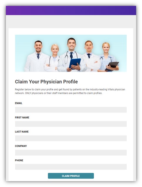 医生评论网站 - 重要示例的医生档案生成器